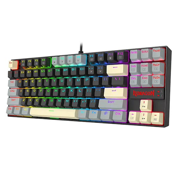 کیبورد مکانیکال گیمینگ ردراگون KUMARA K552 LGY RGB