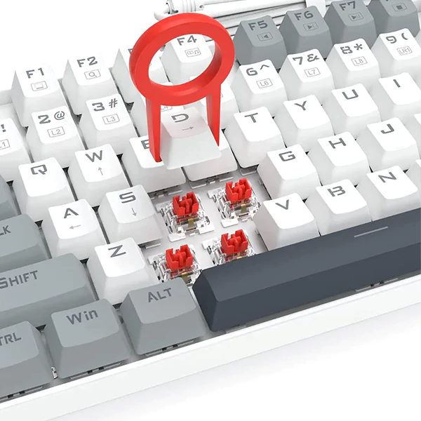 کیبورد مکانیکال گیمینگ ردراگون KUMARA K552 WGL RGB