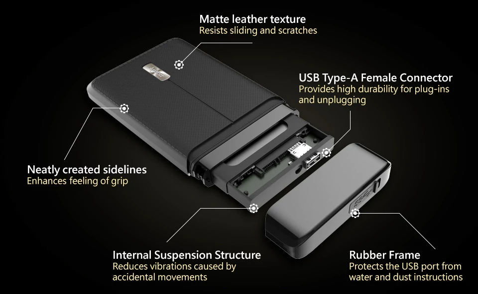 هارد اکسترنال اپیسر مدل AC731 ظرفیت 2 ترابایت